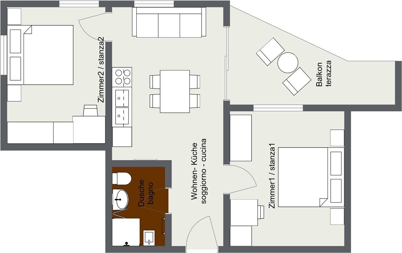 Apartments Bachmann San Candido Exterior foto